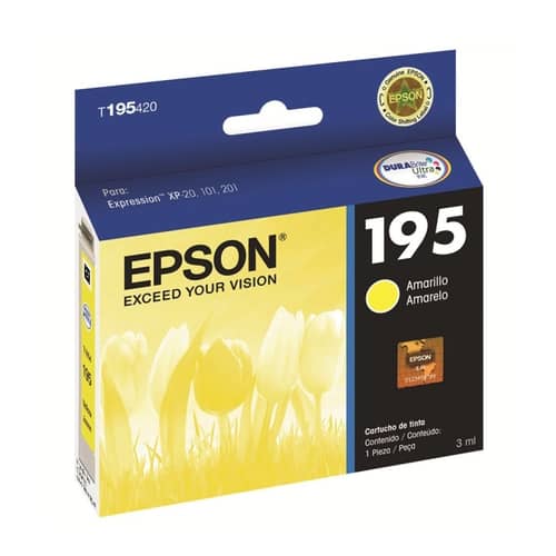 Cartucho de Tinta EPSON 195 Amarillo