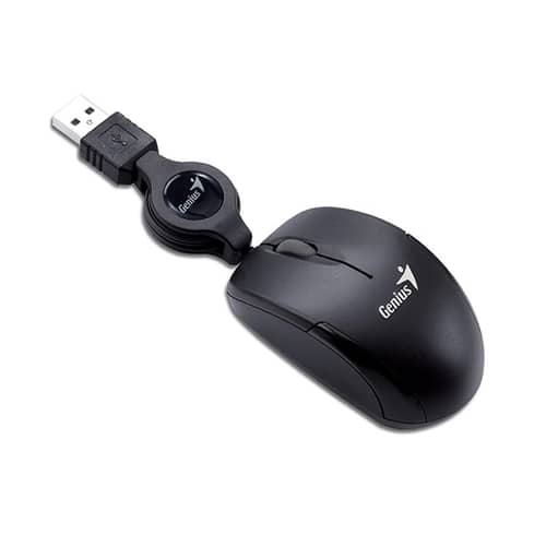 Mouse c/cable GENIUS Micro Traveler V2 Negro