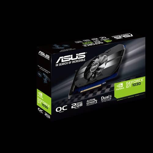 Placa de Video ASUS NVIDIA GeForce Phoenix PH-GT1030 O 2GB GDDR