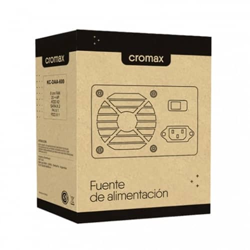 Fuente CROMAX KC-DDA-600 600W Standard ATX Fijo