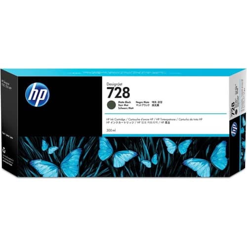 Cartucho de Tinta Plotter  HP 728 Negra