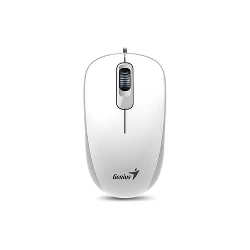 Mouse c/cable GENIUS DX-110 Blanco