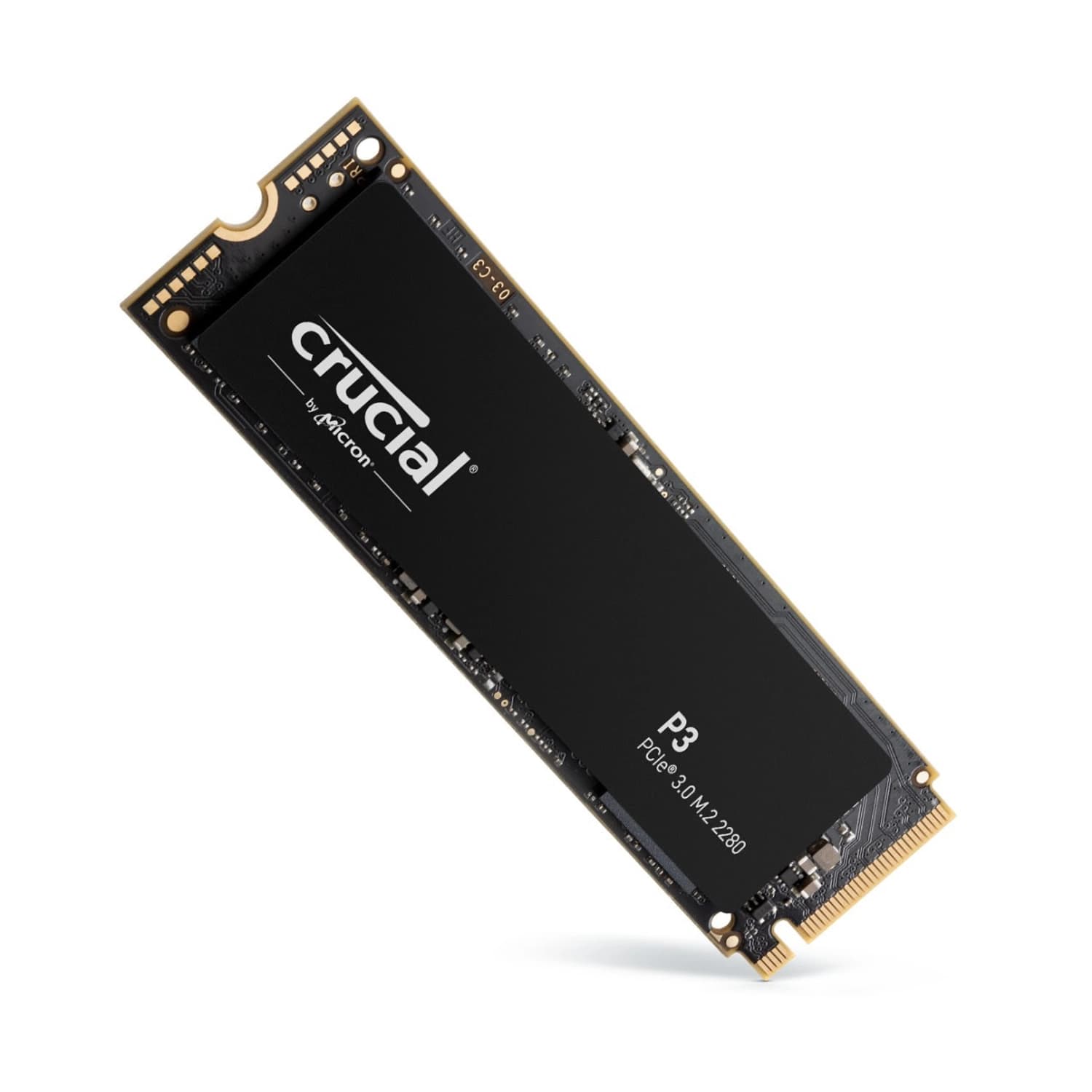 Disco interno ssd crucial p3 500gb m 2 nvme pcie 3 0 3500mb s elit