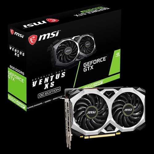 Placa de Video MSI NVIDIA GeForce GTX 1660 SUPER VENTUS XS OC 6G