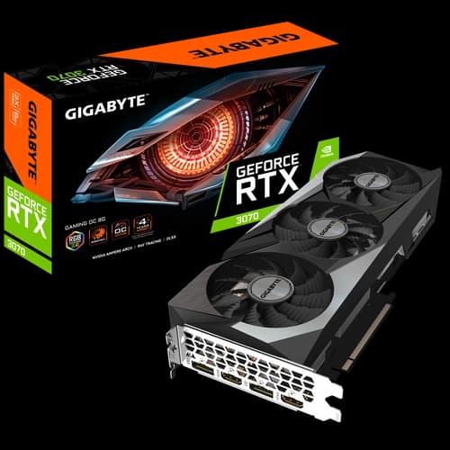 Placa de Video GIGABYTE NVIDIA GeForce RTX 3070 GAMING OC 8G