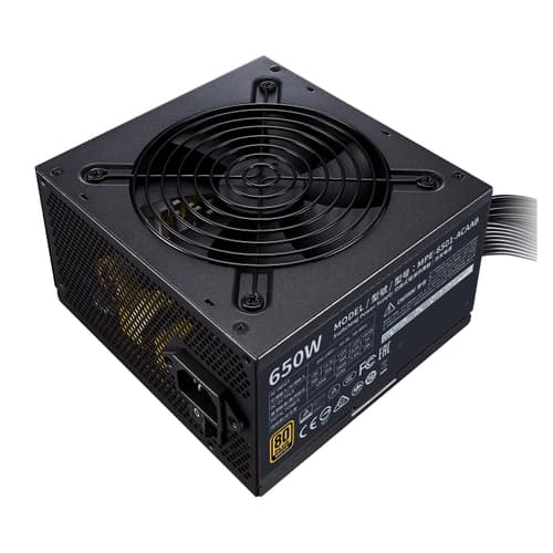 Fuente Cooler Master MWE V2 650W 80 Plus Bronze ATX Fijo