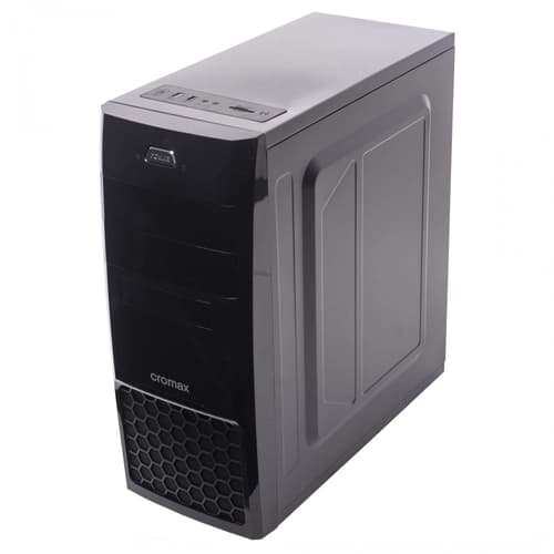 Gabinete CROMAX 2803 Negro Mid Tower C/Fuente 600W Standar