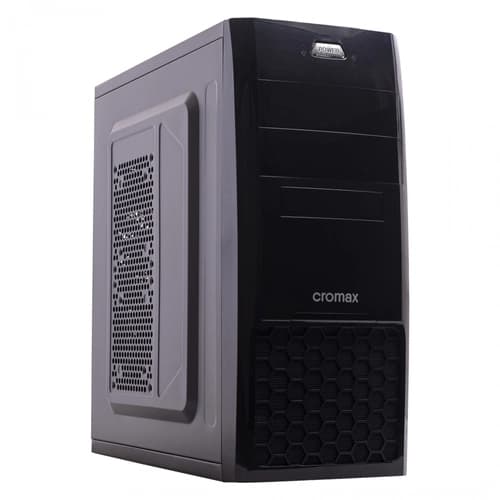 Gabinete CROMAX 2803 Negro Mid Tower C/Fuente 600W Standar