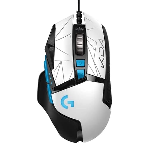 Mouse c/Cable LOGITECH G502 KDA Negro y Blanco