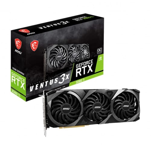Placa de Video MSI NVIDIA GeForce RTX 3080 Ti VENTUS 3X 12G OC LHR