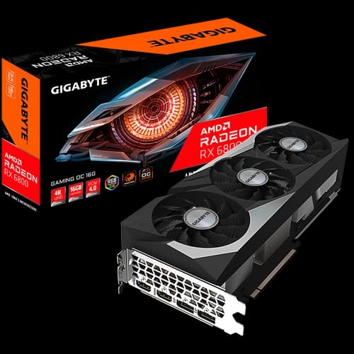 Placa de Video GIGABYTE AMD Radeon RX 6800 GAMING OC 16G
