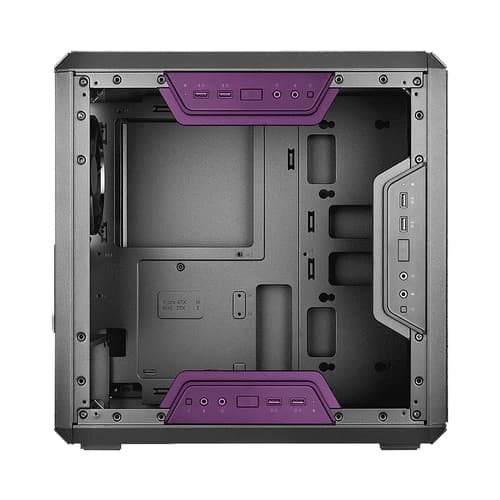 Gabinete COOLER MASTER MasterBox Q300L Rainbow Negro Mini Tower ARGB S/Fuente