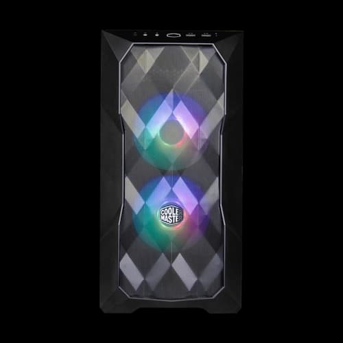 Gabinete COOLER MASTER Gabinete TD300 Mesh Negro Mini Tower ARGB S/Fuente