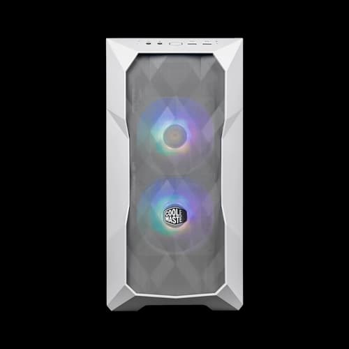 Gabinete COOLER MASTER Gabinete TD300 Mesh Blanco Mini Tower ARGB S/Fuente