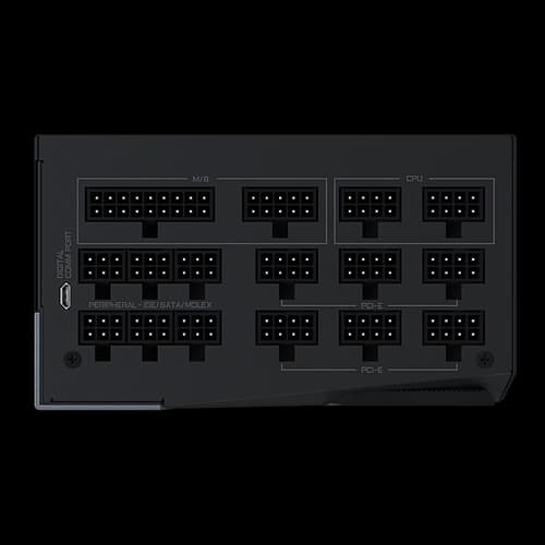 Fuente GIGABYTE AORUS 1200W 80 Plus Platinium ATX Modular LCD