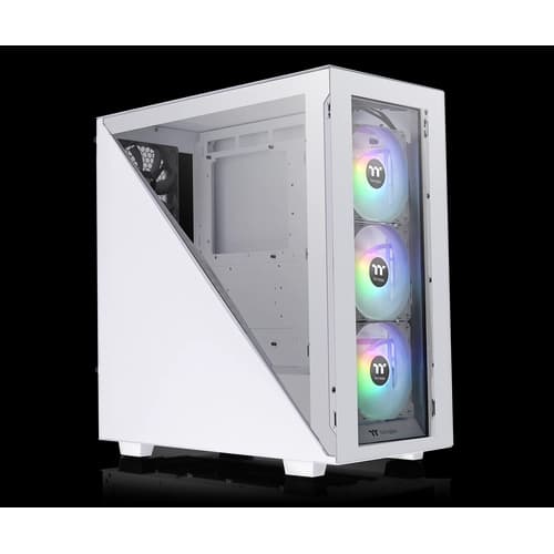 Gabinete THERMALTAKE Divider 300 TG Snow Blanco Mid Tower ARGB S/Fuente Standar