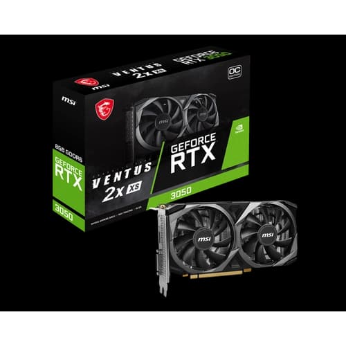 Placa de Video MSI NVIDIA GeForce RTX 3050 VENTUS 2X XS 8G OC
