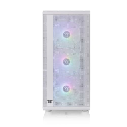 Gabinete S 200 TG Blanco- ARGB C/ Vidrio Templado