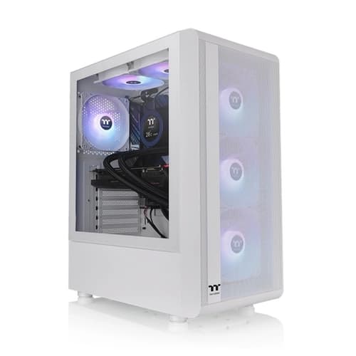 Gabinete S 200 TG Blanco- ARGB C/ Vidrio Templado