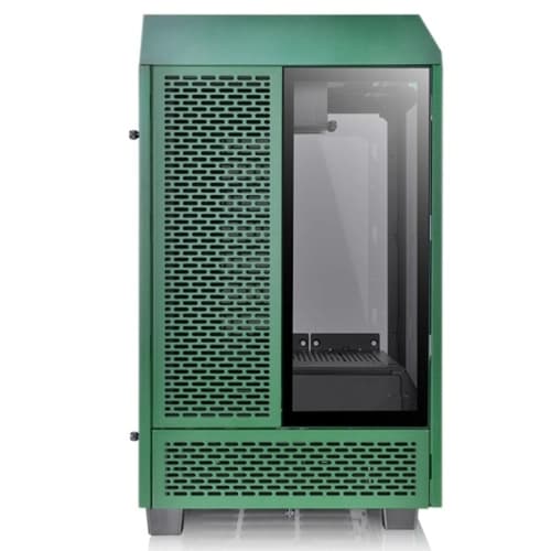 Gabinete The Tower 100 Verde C/ Vidrio Templado