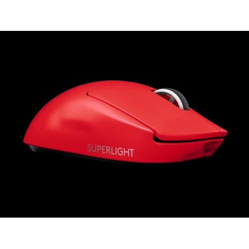 Mouse Inalámbrico LOGITECH Gpro Superlight Rojo