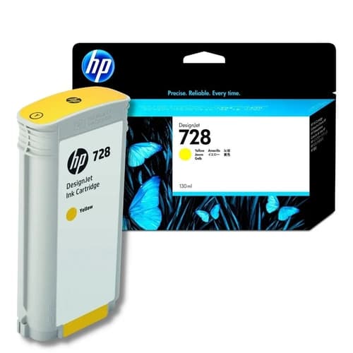Cartucho de Tinta Plotter HP 728 Amarillo