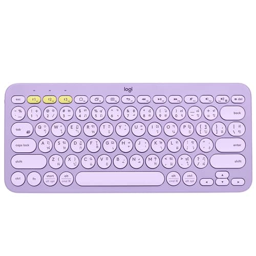 Teclado Bluetooth Multi-Device K380 Lavender