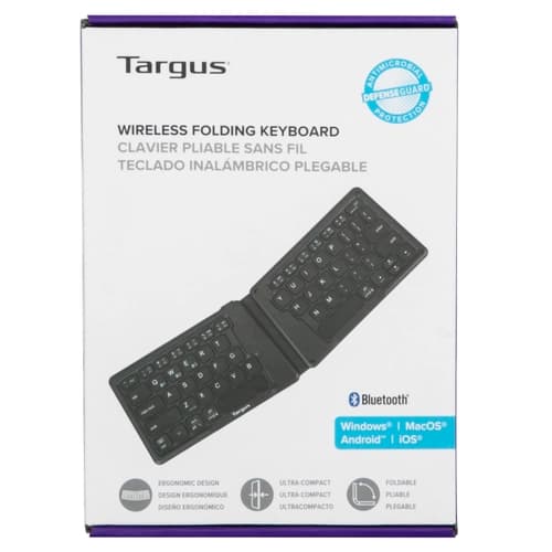 Teclado Targus Ergonómico y Plegable Bluetooth