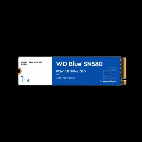Disco SSD WD 1T Blue SN580 NVMe gen3 4150MB/S
