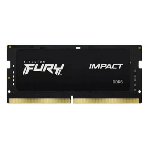 Memoria SODIMM Fury DDR5 16GB 4800MHz Impact Negra