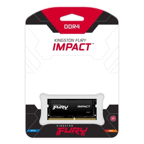 Memoria SODIMM Fury DDR5 16GB 5600MHz Impact Negra