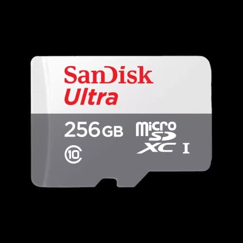 Tarjeta microSD Sandisk Ultra 256GB C10 c/ada 100M