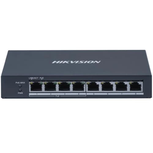 Switch Hikvision 8 puertos Gigabit 4 POE