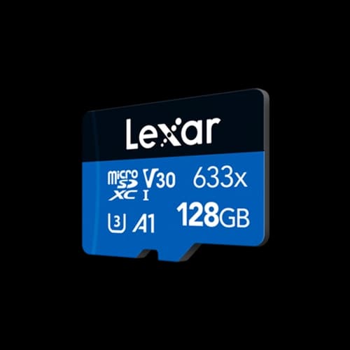 Tarjeta microSDXC Lexar  633x  128GB UHS-I C10