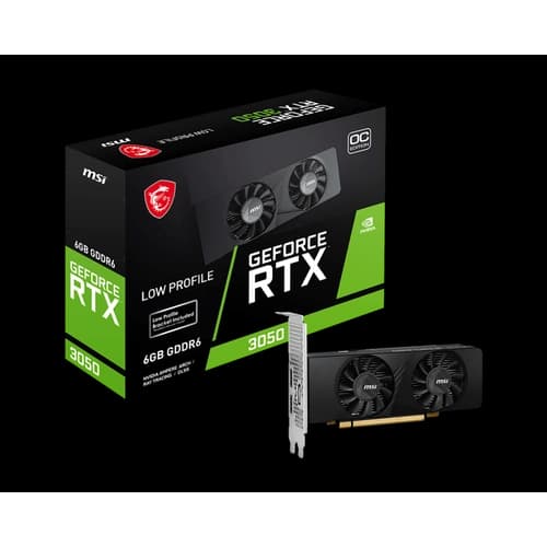 Placa MSI GeForce RTX 3050 LP 6G OC