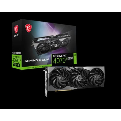 Placa MSI  GeForce RTX 4070 Ti SUPER 16G  GAMING X