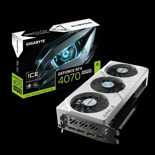 Placa GeForce RTX 4070 SUPER EAGLE OC ICE 12G