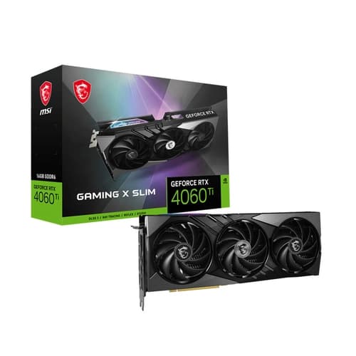 Placa MSI GeForce RTX 4060 Ti GAMING X SLIM 16G