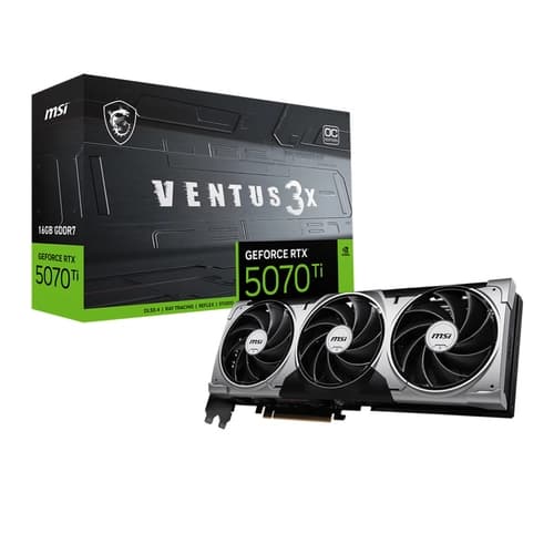 Placa MSI GeForc RTX 5070 Ti 16G VENTUS 3X OC