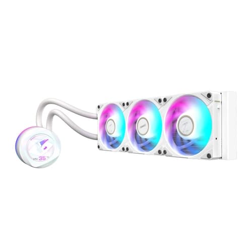 COOLER AORUS WATERFORCE X II 360I BLANCO LCD