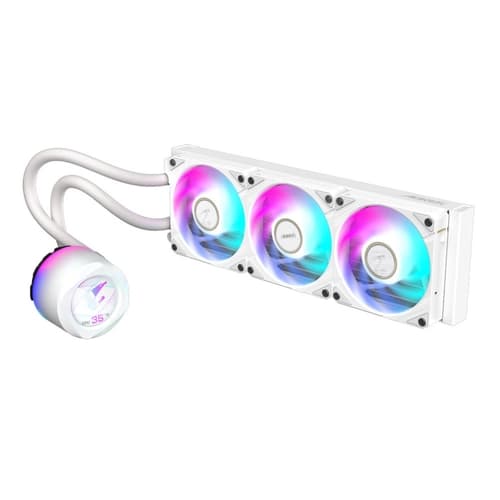 COOLER AORUS WATERFORCE X II 360I BLANCO LCD
