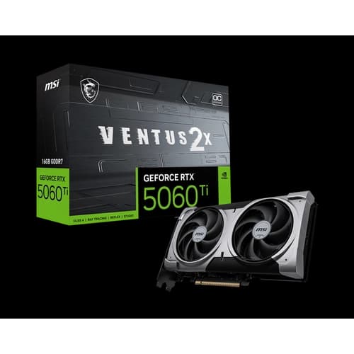 Placa MSI GeForce RTX 5060 Ti 16G VENTUS 2X OC PLU