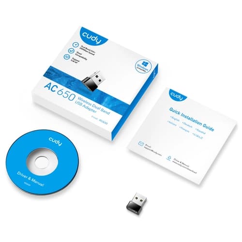 Placa de Red Cudy AC650 mini USB
