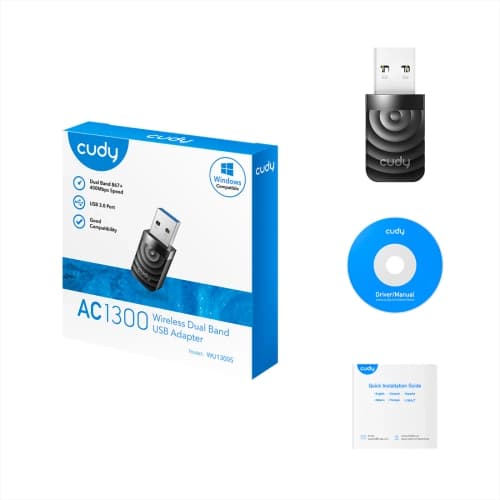 Placa de Red Cudy AC1300 USB