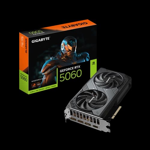 Placa de Video GIGABYTE GeForce RTX 5060 WINDFORCE OC 8G