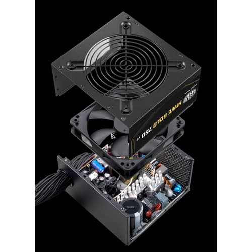 Fuente Cooler Master MWE 80 Plus Gold 750 V3 NM FR A/AR cord