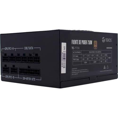 Fuente Teros TE-7175 750w 80 Plus Gold ATX