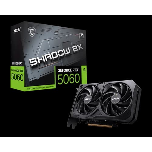 Placa MSI GeForce RTX 5060 8G SHADOW 2X OC