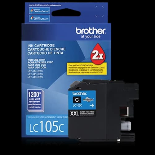 Cartucho Tinta Brother LC105 Cian