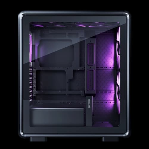 Gabinete Cooler Master MasterFrame 500 Mesh 3 Fans ARGB Aluminio Modular Black s/fuente